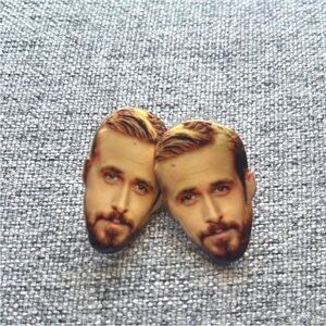 Ryan Gosling Stud Earrings New!